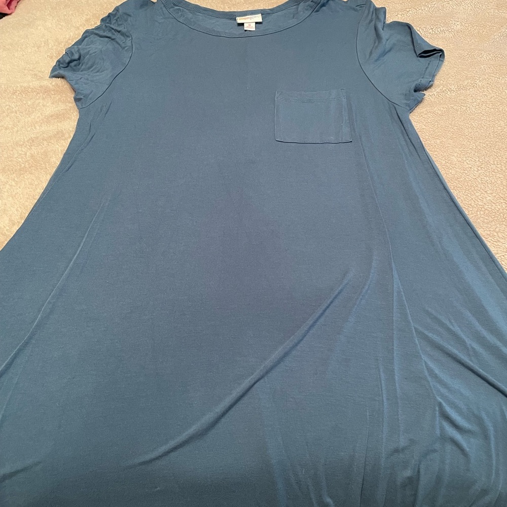 Cute casual blue dress never worn.
